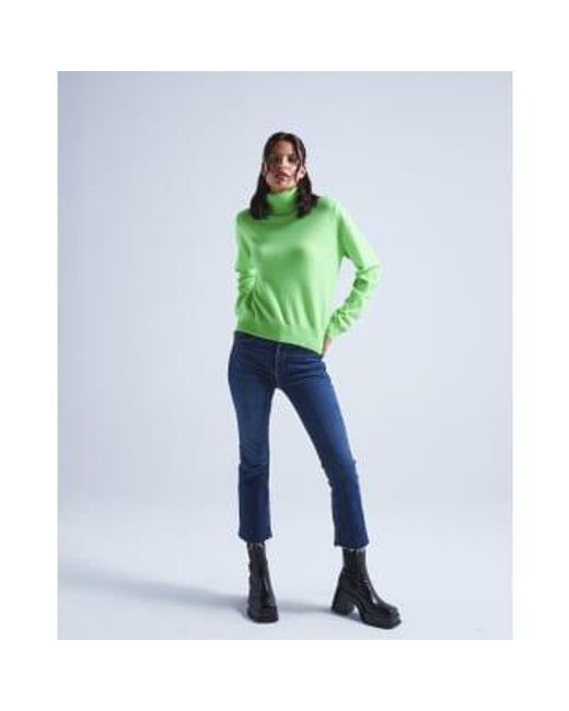 Pull cachemire themys ABSOLUT CASHMERE en coloris Green