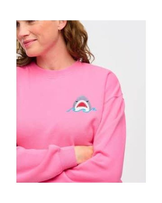 Sugarhill Pink Noah Shark Sweat 14