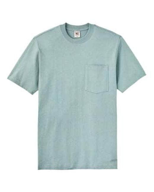 Filson Pionier solides One -Taschen -T -Shirt in Blue für Herren