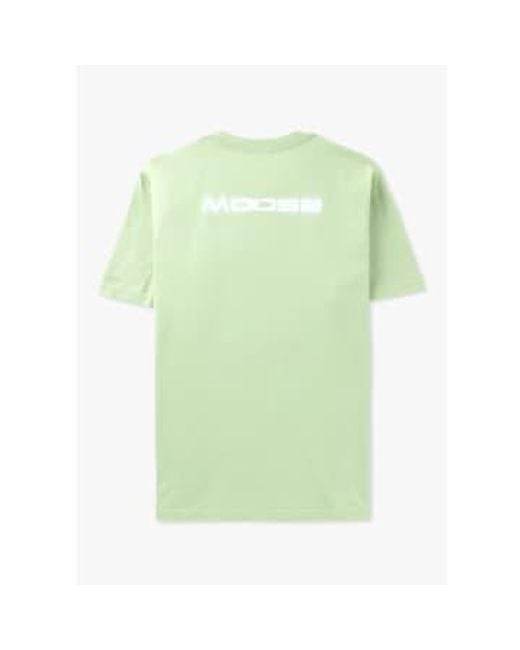 Moose Knuckles Green S Maurice Print T-shirt for men