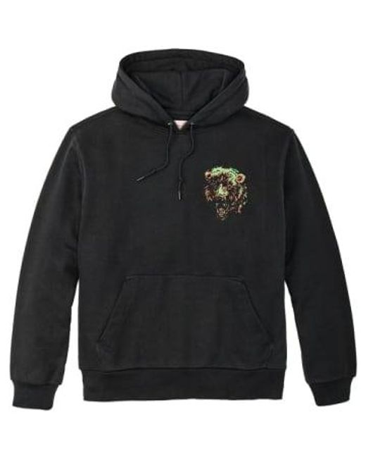 Filson Prospector graphic hoodie – schwarz / bär in Black für Herren