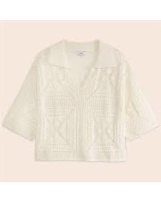 Knitted Pull Philda di Suncoo in White