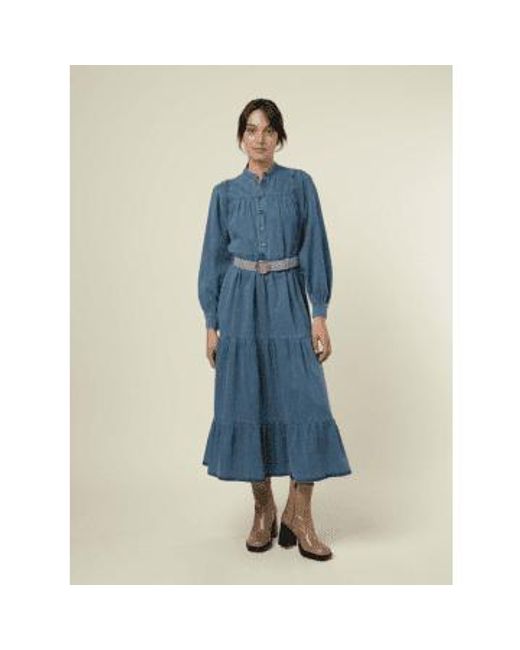 Jean lizzy robe FRNCH de color Blue