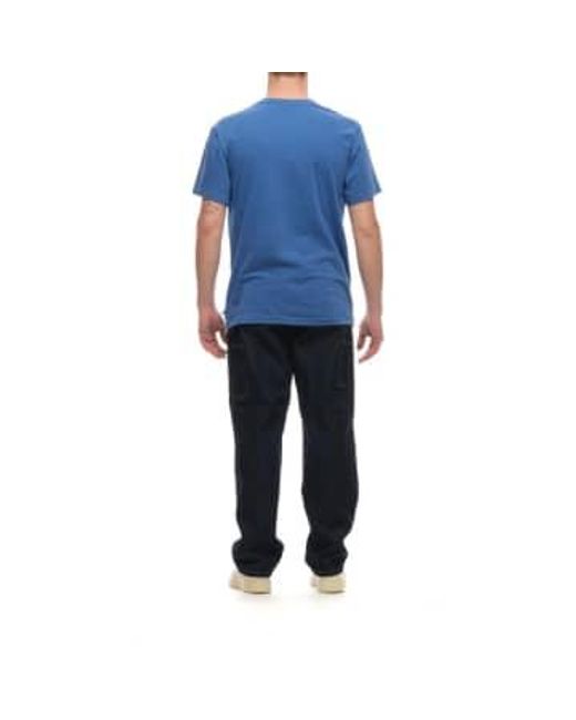 T Shirt For Man Mlj3311 Elbp 1 di James Perse in Blue da Uomo