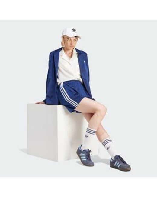 Adidas Blue Dark Originals S Firebird Shorts L