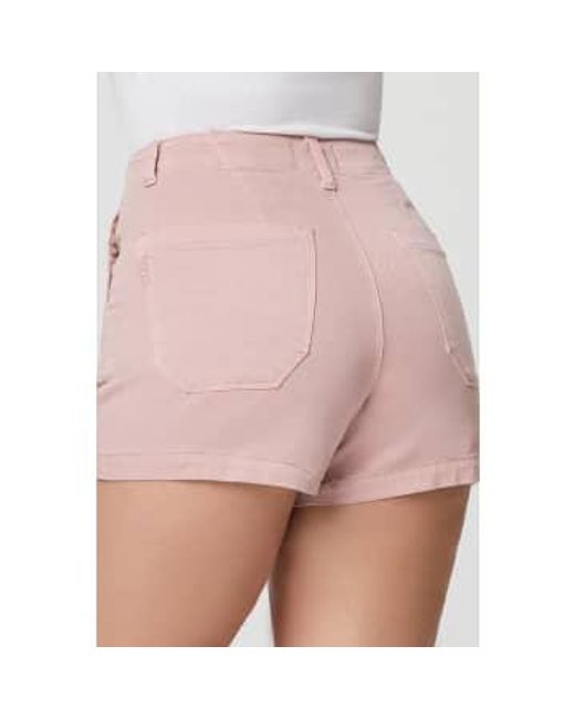 Shorts coup pouce paige PAIGE en coloris Pink