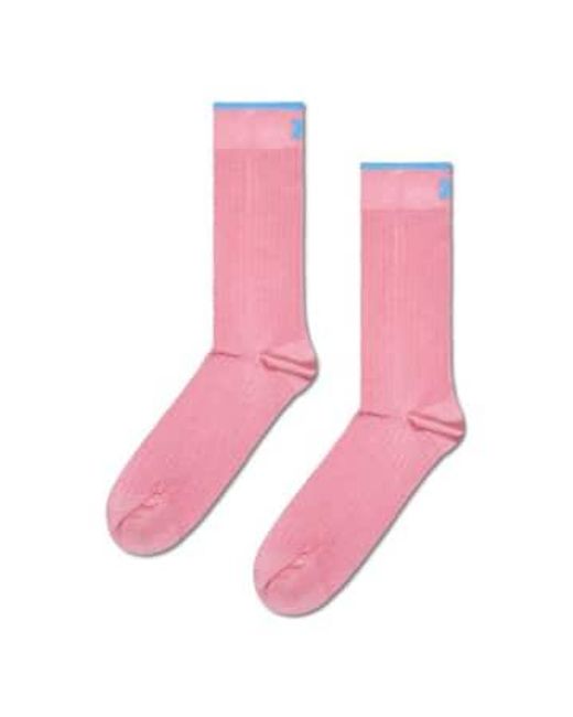 Calcetines color rosa claro Happy Socks de color Pink