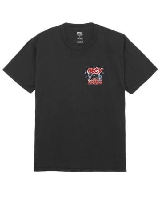 Obey Black Out Of Step T-shirt Pigment Vintage for men