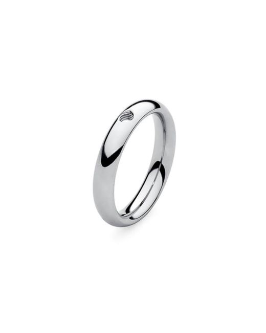 qudo Basic Ring Small in Metallic | Lyst