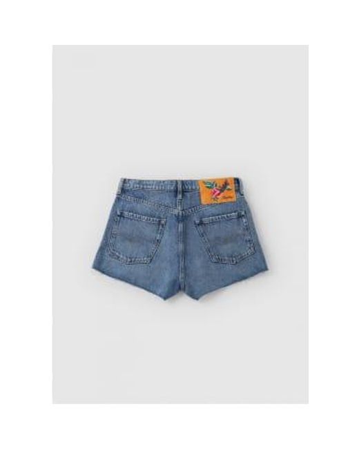 Replay Blue S Label Shorts