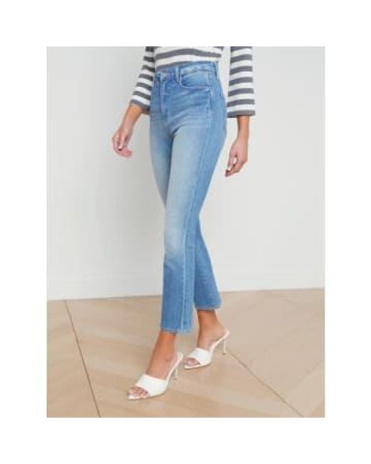 Lagence Mira Jeans di L'Agence in Blue