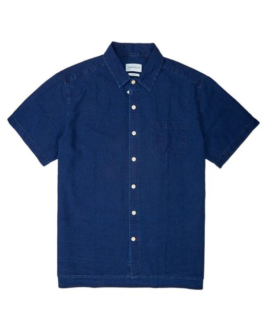 Oliver Spencer Riviera Short Sleeve Shirt Indigo in Blue for Men | Lyst
