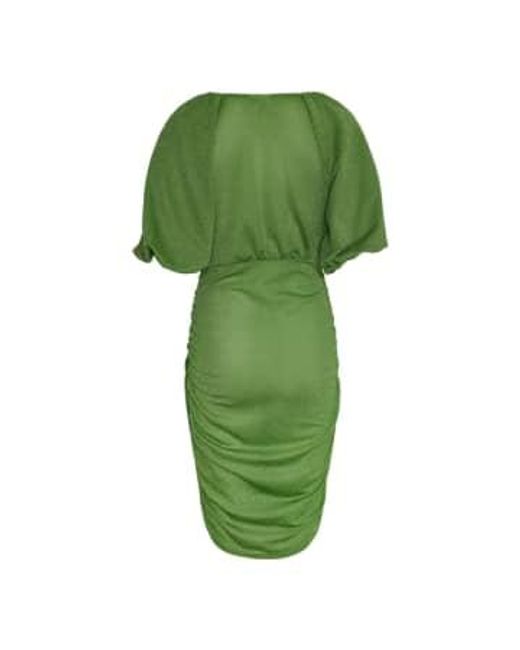 Y.A.S Green | Tikka 2/4 Glitter Dress Meadow S