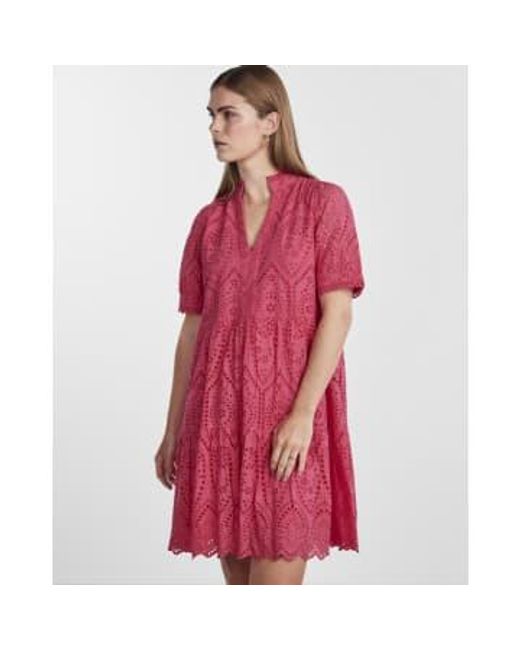 Yas Holi Dress Raspberry Sorbet di Y.A.S in Pink