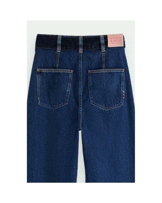 Maison Scotch The Wave Flare Jeans in Blue | Lyst UK