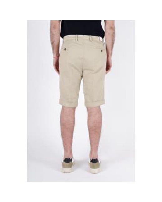 Pantalones cortos chino algodón Briglia 1949 de hombre de color Natural