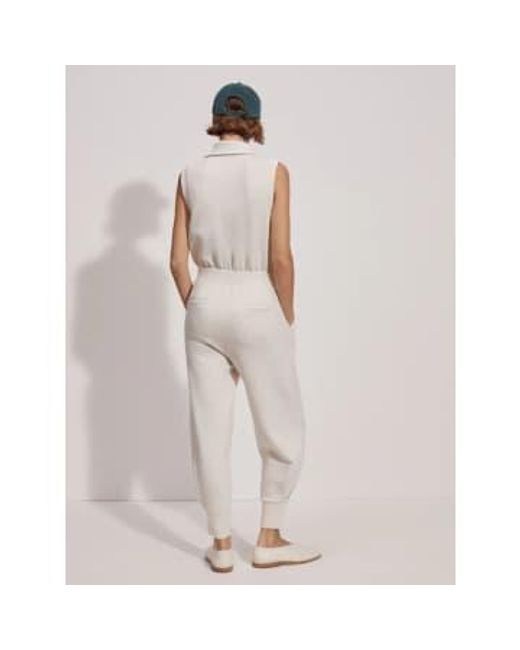 Madelyn Jumpsuit Ivory Marl di Varley in Gray