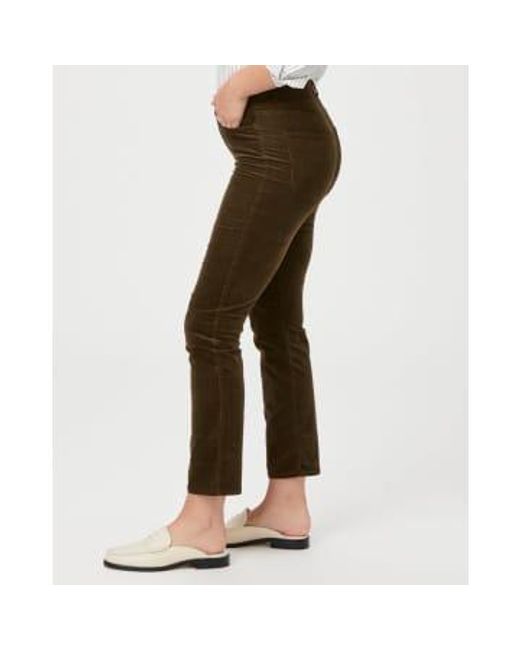 Cindy Corduroy Jeans di PAIGE in White