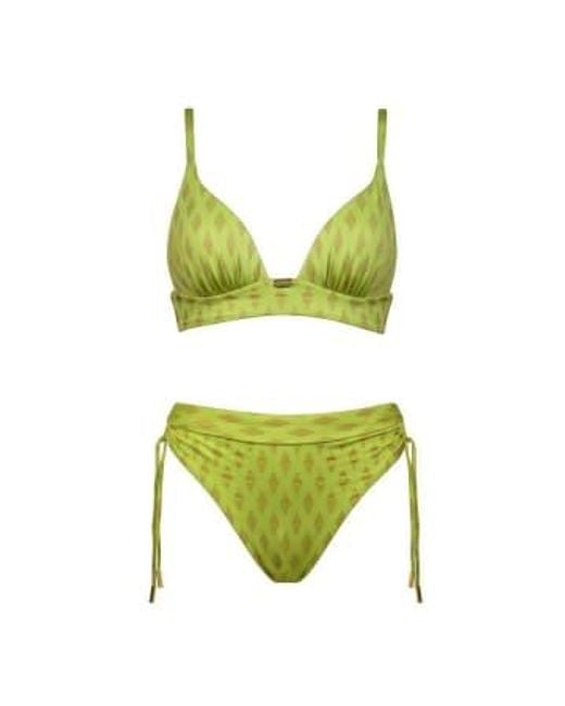 Maryan Mehlhorn Green 5132 bikini in kalk/gold