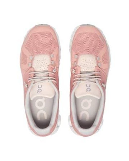 On Shoes Pink Scarpe Cloud 5 /shell 38 1/2