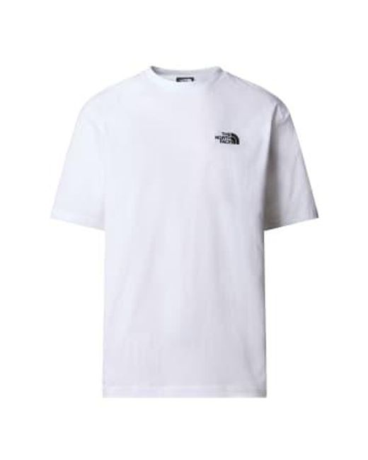 The North Face White T-shirt Oversize S for men