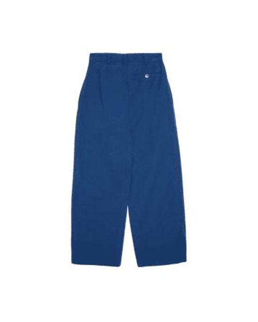 Pantalón peggy azul YMC de color Blue