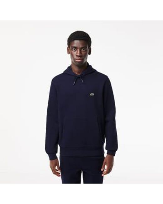 Lacoste Blue Organic Cotton Hoody for men