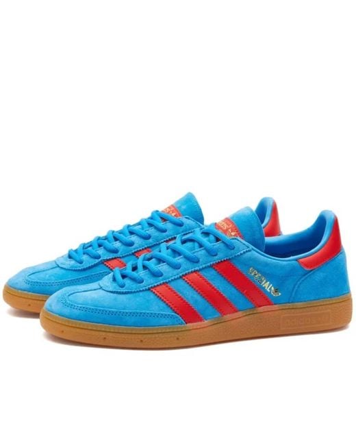 adidas Handball Spezial Bright Blue, Vivid Red & Gold Metallic for Men |  Lyst