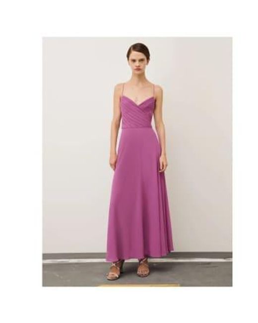 Marella Purple Long Bibo Dress
