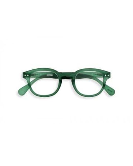 C Reading Glasses di Izipizi in Green da Uomo