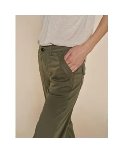 Mos Mosh Green Naina Tem Trousers-dusty Olive-163380 26(uk8)