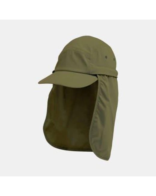 Tilley Green Ultralight Sun Shield Cap for men