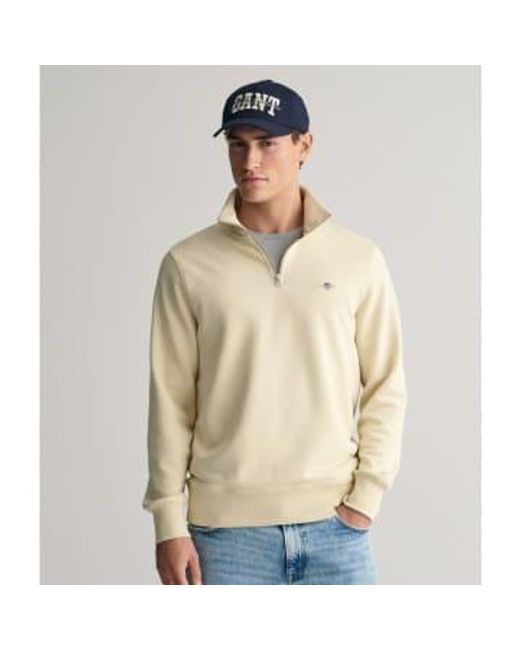 Gant Natural Shield Half-zip Sweatshirt for men