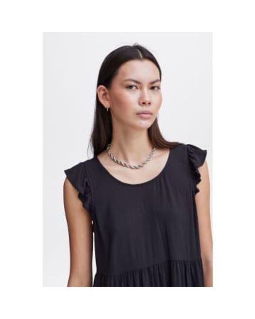 Ichi Black Marrakech Short Dress--20120911 Xs