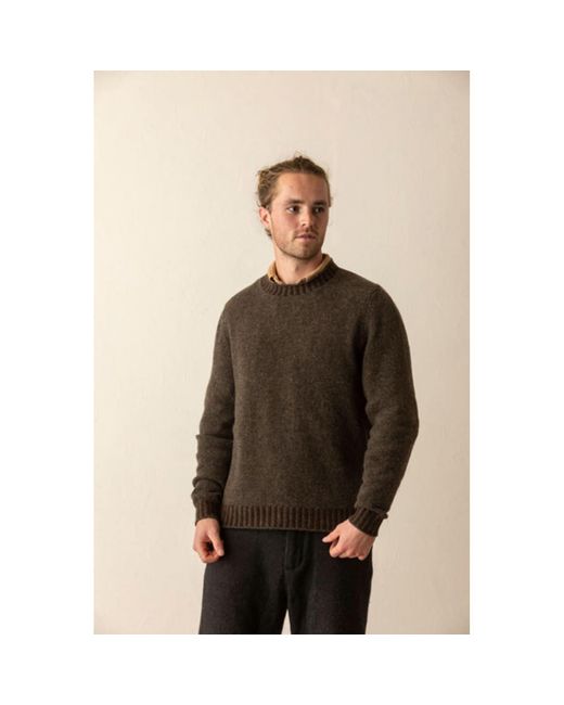 Eribé Bruar Sweater in Brown for Men | Lyst