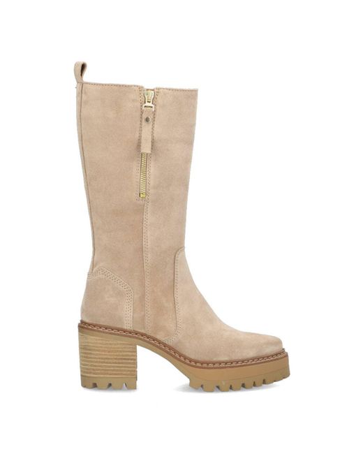 Alpe New Amelie Tall Boots Noisette in Natural | Lyst
