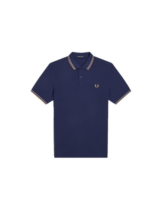 Fred perry twin tipped t shirt blue 2025