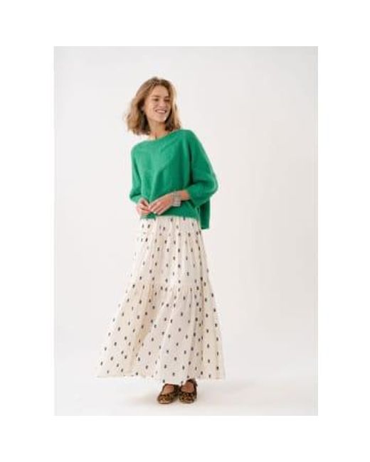 Lolly's Laundry Green Sunsetll Maxi Skirt
