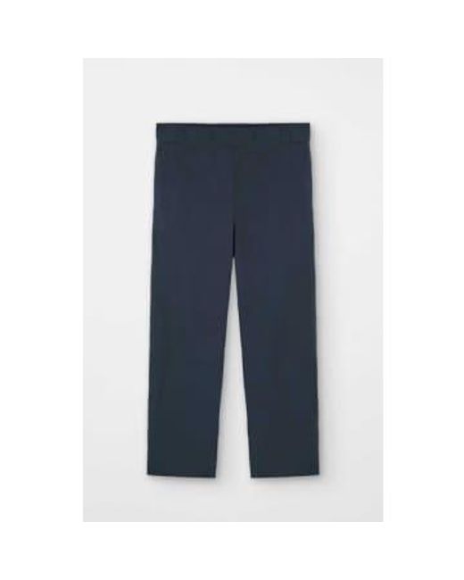 Pantalon Confya Navy di Loreak Mendian in Blue