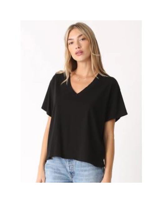 Electric And Electric And Nash Vneck Tee di Electric and Rose in Black