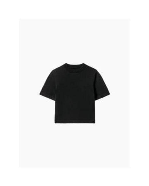 Cordera Black Cotton T-shirt One Size