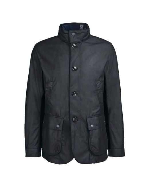 Barbour strathyre wax jacket black sales