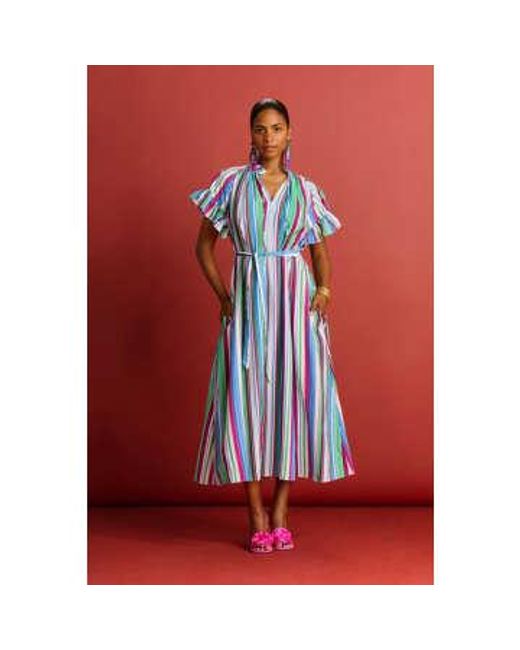 Pom Blue | striped sizily dress