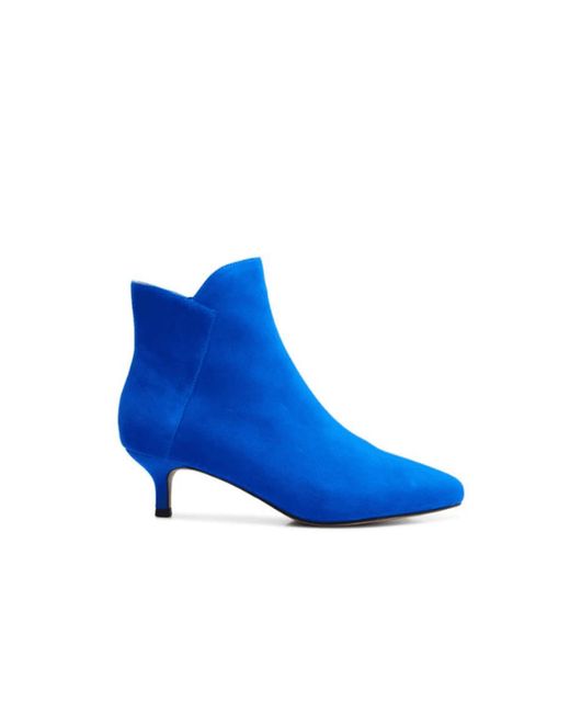 Shoe The Bear Blue Saga Ankle Boots Cobalt