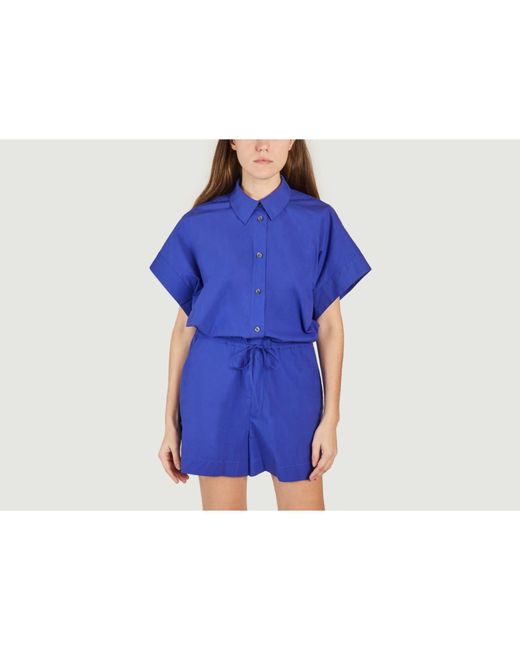 Bellerose Honfleur Jumpsuit in Blue Lyst