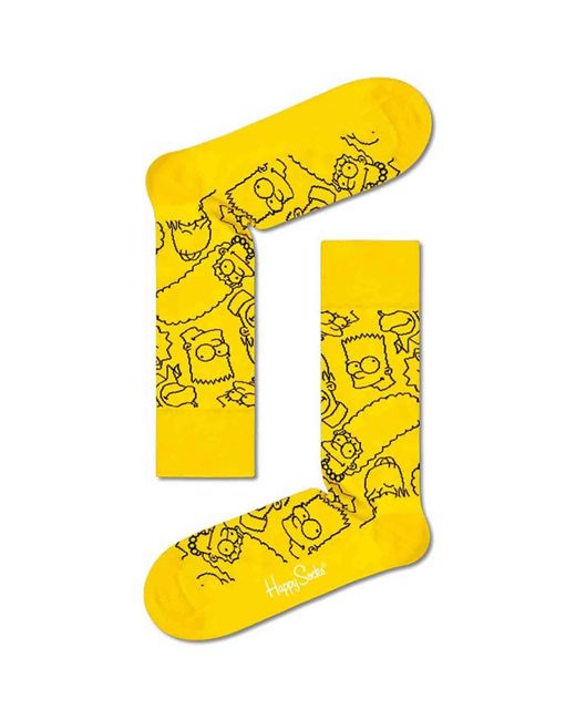 Happy Socks X The Simpsons 4 Pack Gift Box in Blue for Men | Lyst