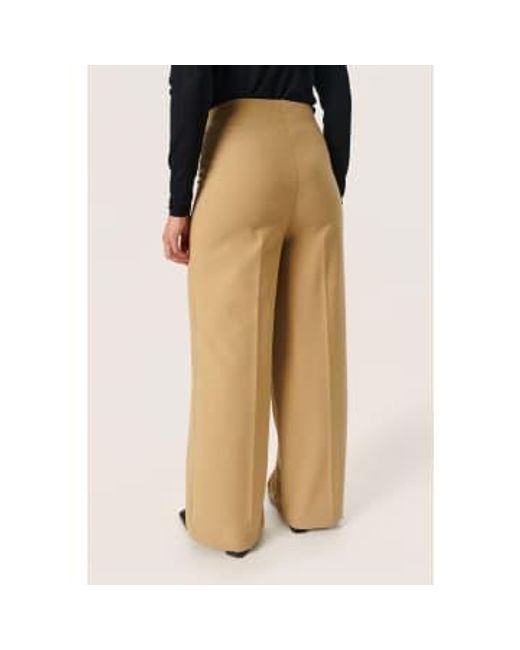 Soaked In Luxury Natural Slcorinne Wide Long Pants