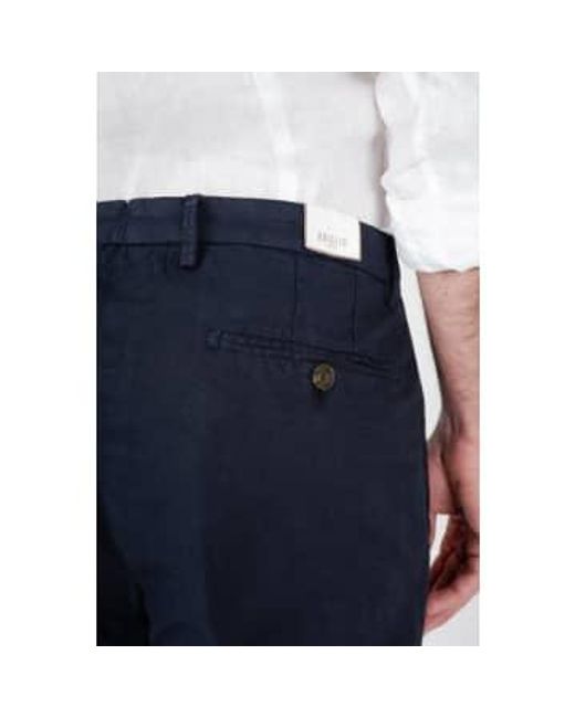 Pantalones cortos chino algodón azul marino Briglia 1949 de hombre de color Blue