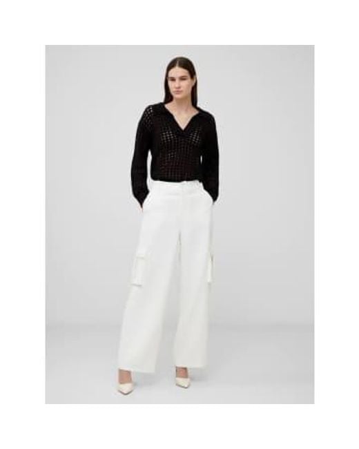 French Connection White Combat Trouser