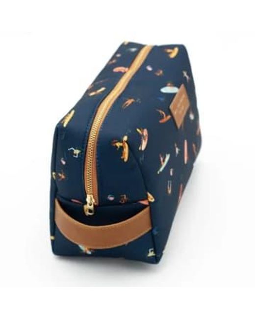 Made by moi Selection Blue Paddle Toiletry Bag Polyester